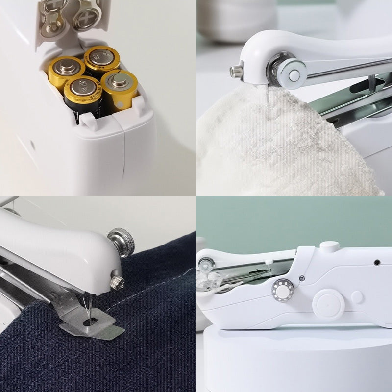 🧵 Mini Elektro-Nähmaschine – Leicht, Tragbar &amp; Einfach zu Bedienen! ✨