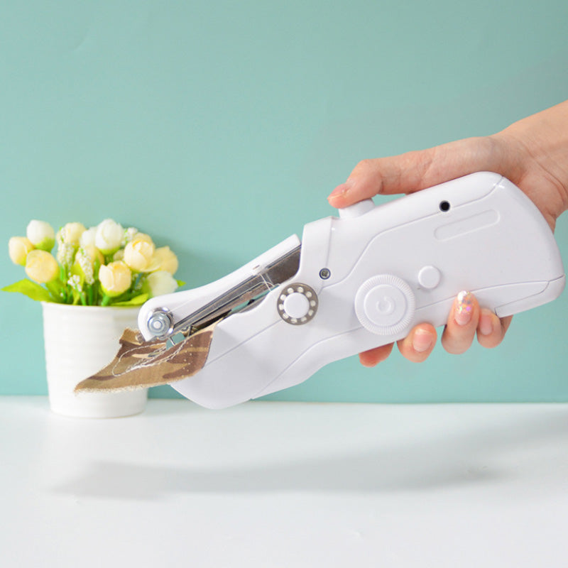 🧵 Mini Elektro-Nähmaschine – Leicht, Tragbar &amp; Einfach zu Bedienen! ✨