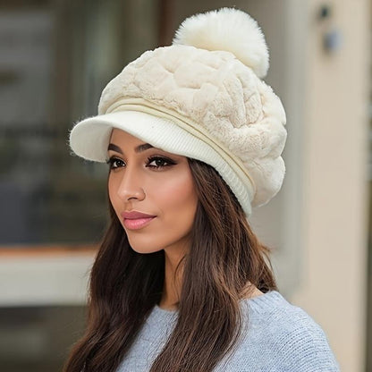Women's Winter Fashion Warm Short Brim Hat