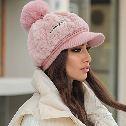 Women's Winter Fashion Warm Short Brim Hat