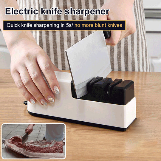 🔪⚙️ Professioneller elektrischer Messerschärfer – Schnelles und präzises Schärfen, Mehrwinkel für Küchen- und Outdoormesser ✨📦
