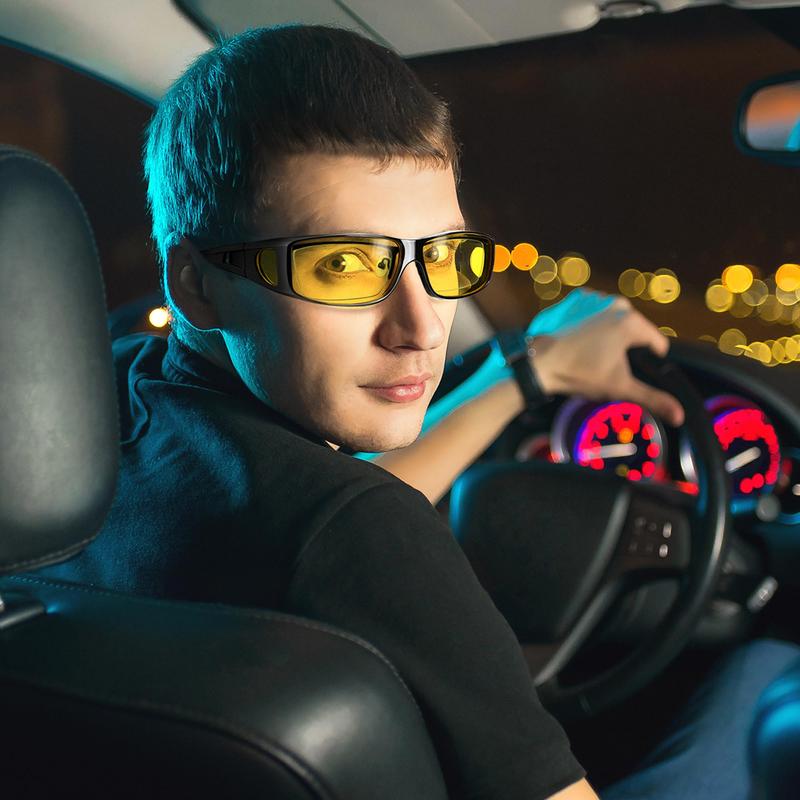 👓 Dark Vision-Fahrbrille – entspiegelt und polarisiert, perfekt für Nachtfahrten ✨