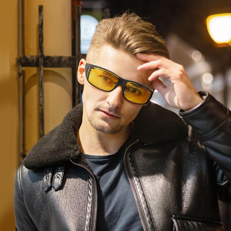 👓 Dark Vision-Fahrbrille – entspiegelt und polarisiert, perfekt für Nachtfahrten ✨