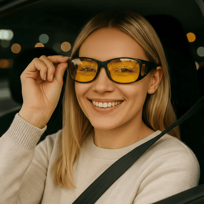 👓 Dark Vision-Fahrbrille – entspiegelt und polarisiert, perfekt für Nachtfahrten ✨