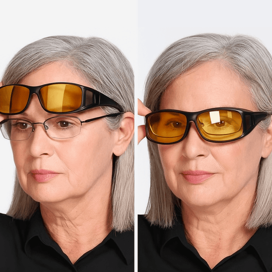 👓 Dark Vision-Fahrbrille – entspiegelt und polarisiert, perfekt für Nachtfahrten ✨