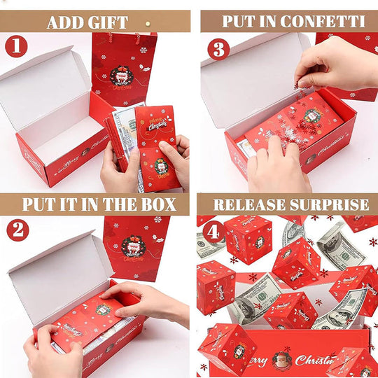 🔥Solange der Vorrat reicht 40 % Rabatt!🎉Explosive Pop-up Überraschungs-Geschenkbox für Geld