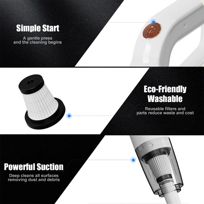 ✨🎅Weihnachtsangebote – Nur für kurze Zeit!⏰Leistungsstarker kabelloser 2-in-1-Staubsauger