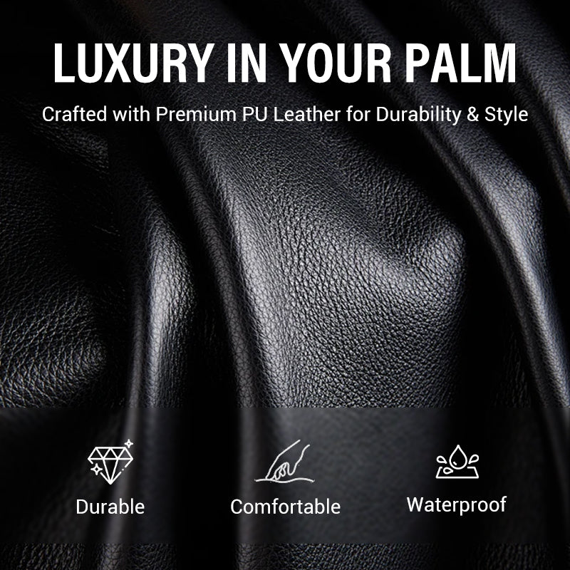 Ledergeldbörse mit Magnetverschluss und RFID-Blockierung. Herrengeldbörse mit Magnetverschluss