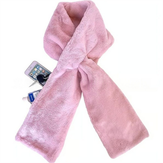 🎅 WEIHNACHTS-SCHLUSSVERKAUF🧣Kuscheliger Schal mit versteckter Tasche🎁