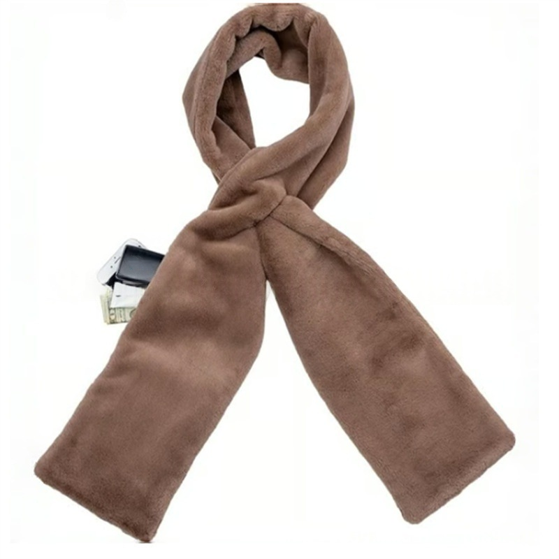 🎅 WEIHNACHTS-SCHLUSSVERKAUF🧣Kuscheliger Schal mit versteckter Tasche🎁