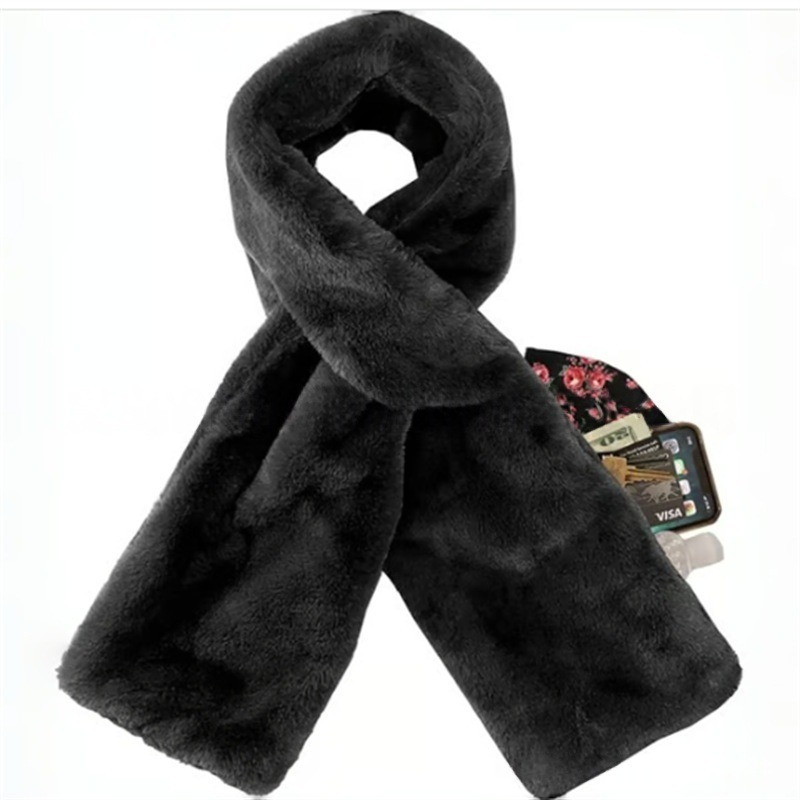🎅 WEIHNACHTS-SCHLUSSVERKAUF🧣Kuscheliger Schal mit versteckter Tasche🎁