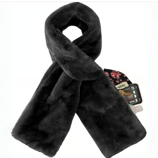 🎅 WEIHNACHTS-SCHLUSSVERKAUF🧣Kuscheliger Schal mit versteckter Tasche🎁