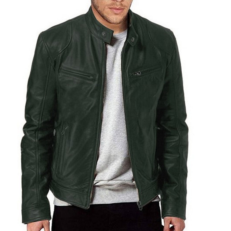 ⏳Limited-time 50% off⏰Men's Trendy Zip-Up Stand Collar Jacket🧥