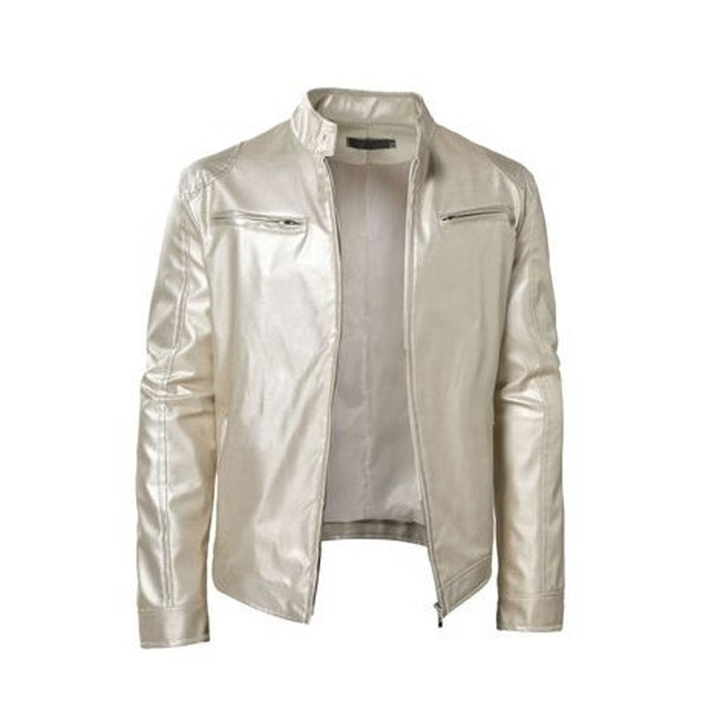 ⏳Limited-time 50% off⏰Men's Trendy Zip-Up Stand Collar Jacket🧥