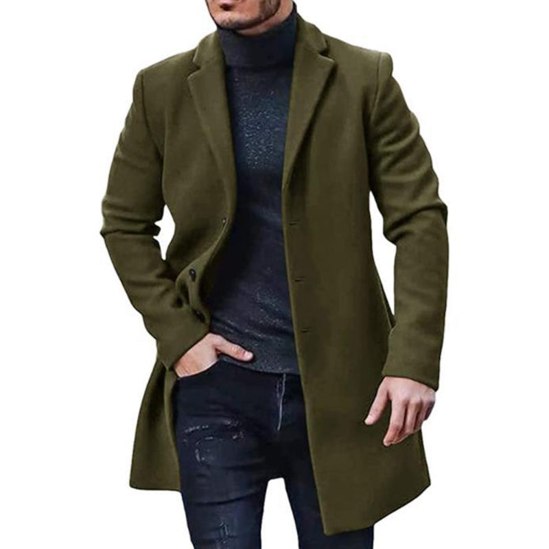 ⏳Zeitlich begrenztes Angebot: 50% Rabatt⏰ Vielseitiger und kuscheliger Tweedmantel für Herren🧥