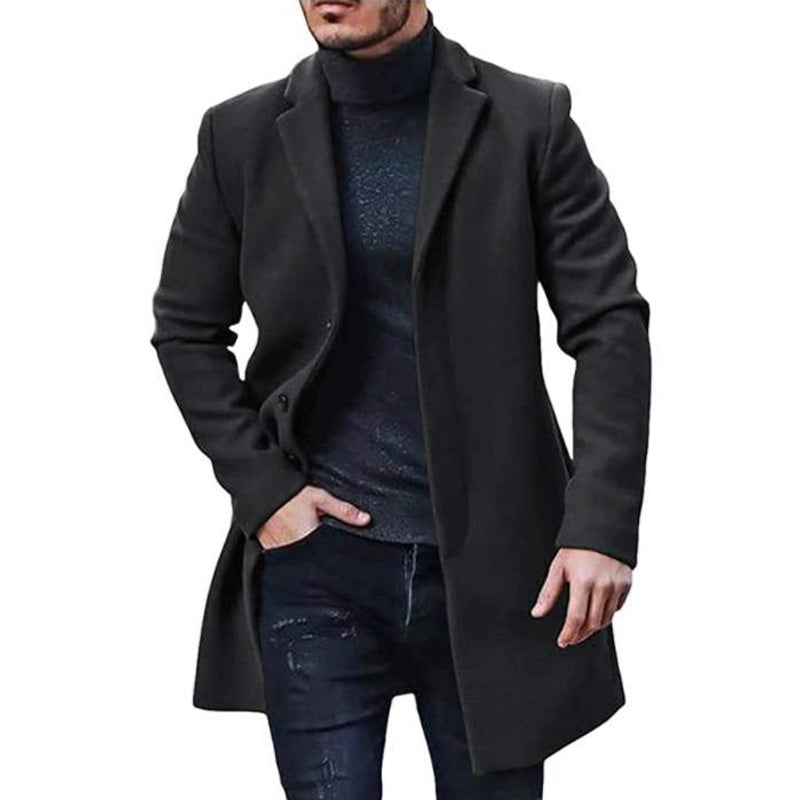 ⏳Zeitlich begrenztes Angebot: 50% Rabatt⏰ Vielseitiger und kuscheliger Tweedmantel für Herren🧥