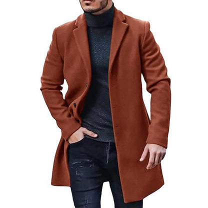 ⏳Zeitlich begrenztes Angebot: 50% Rabatt⏰ Vielseitiger und kuscheliger Tweedmantel für Herren🧥