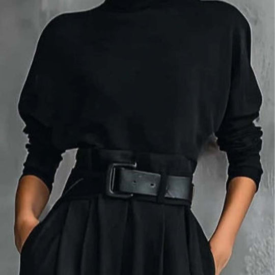 ⏳Limited-time 49% off⏰Women’s Elegant Turtleneck Top &amp; High-Waist Pants Set👚👖