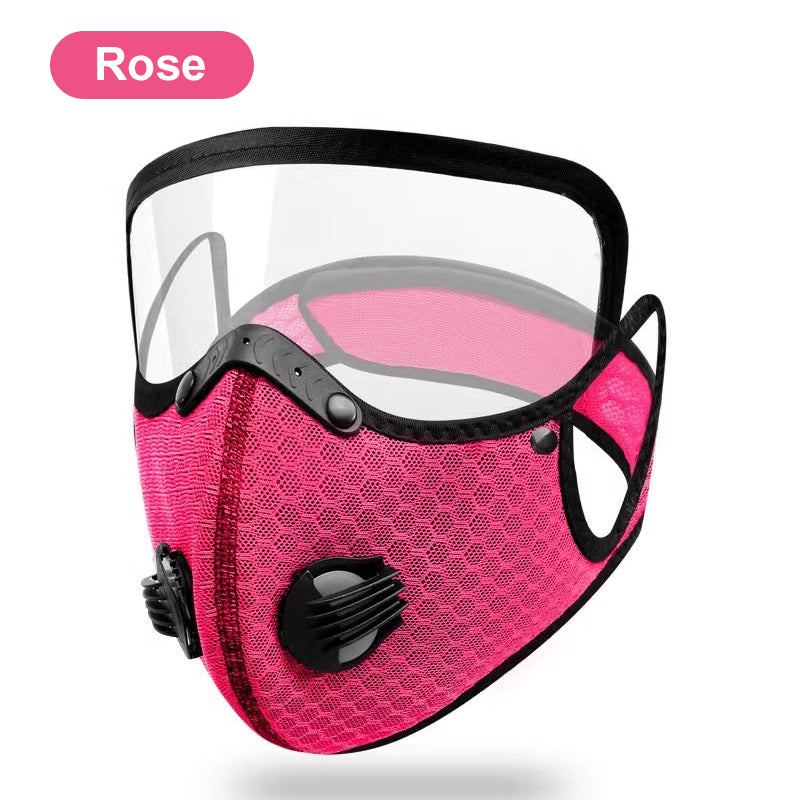 🏍️  Windproof Motorcycle Mask &amp; Goggles – Anti-UV, 5-Layer Filter, Adjustable 🔧