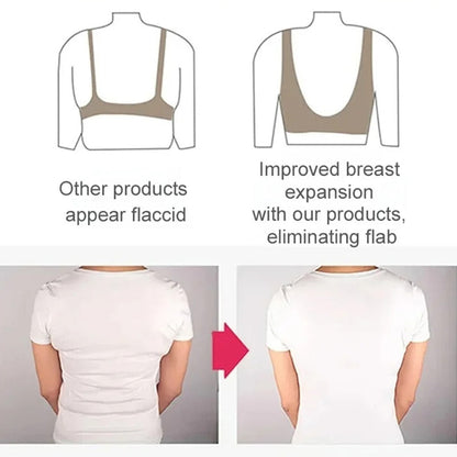 Nahtloser BH mit breiten Trägern und hoher Elastizität