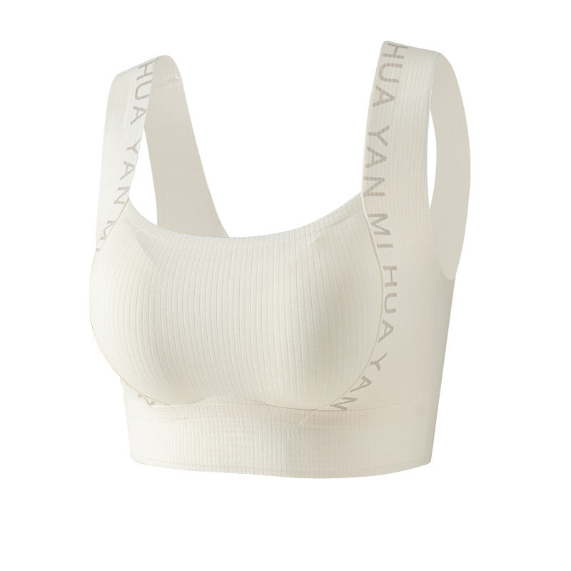 Nahtloser BH mit breiten Trägern und hoher Elastizität