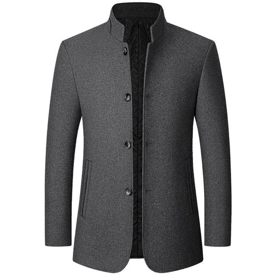 🔥Solange der Vorrat reicht 50 % Rabatt!🎉Klassische Herren Jacke mit Stehkragen