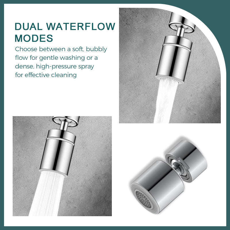🔥 LETZTER TAG DER AKTION - 50 % RABATT 🚰✨ 360° Drehbarer Wasserhahn mit 2-in-1-Funktion &amp; Trinkwassersprudler – Präzise Armaturen für flexibles, nachhaltiges Kochen! 🌱💧