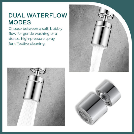 🔥 LETZTER TAG DER AKTION - 50 % RABATT 🚰✨ 360° Drehbarer Wasserhahn mit 2-in-1-Funktion &amp; Trinkwassersprudler – Präzise Armaturen für flexibles, nachhaltiges Kochen! 🌱💧