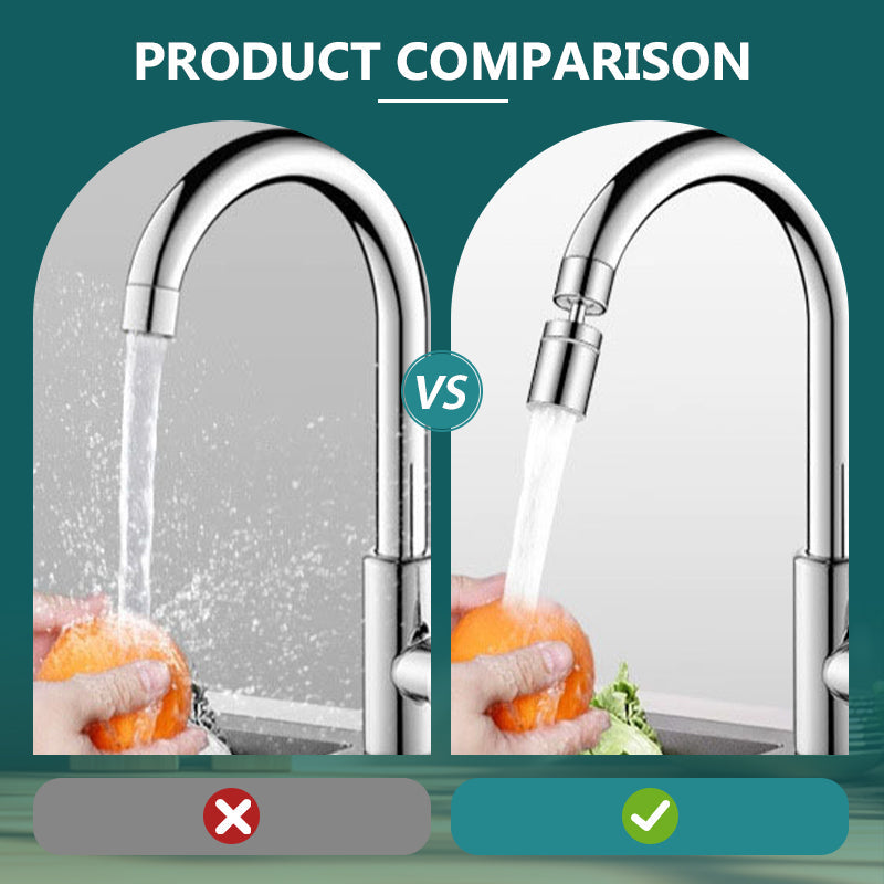🔥 LETZTER TAG DER AKTION - 50 % RABATT 🚰✨ 360° Drehbarer Wasserhahn mit 2-in-1-Funktion &amp; Trinkwassersprudler – Präzise Armaturen für flexibles, nachhaltiges Kochen! 🌱💧