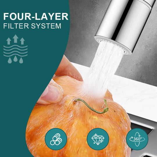 🔥 LETZTER TAG DER AKTION - 50 % RABATT 🚰✨ 360° Drehbarer Wasserhahn mit 2-in-1-Funktion &amp; Trinkwassersprudler – Präzise Armaturen für flexibles, nachhaltiges Kochen! 🌱💧