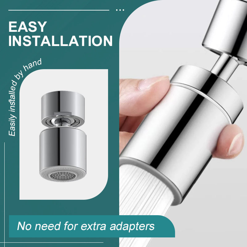 🔥 LETZTER TAG DER AKTION - 50 % RABATT 🚰✨ 360° Drehbarer Wasserhahn mit 2-in-1-Funktion &amp; Trinkwassersprudler – Präzise Armaturen für flexibles, nachhaltiges Kochen! 🌱💧
