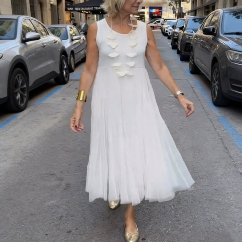 📢📢60 % Rabatt!! ⏰Damen zweiteiliges Set: Langarm-Oberteil und ärmelloses Kleid