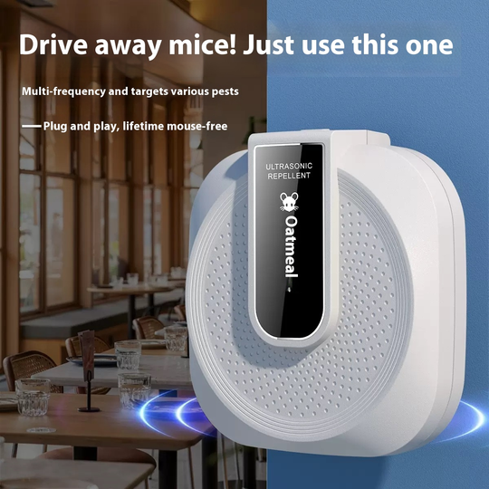 🐭⚡ Ultraääninen jyrsijäkarkote – Suojaa 360° &amp;  Valmis heti käyttöön! ✨Eläinystävällinen &amp;  energiansäästöinen. 🌿 Viimeinkin rauha ja hiljaisuus talossa!