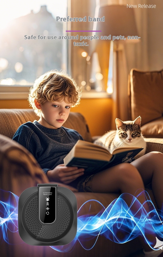 🐭⚡ Ultraääninen jyrsijäkarkote – Suojaa 360° &amp;  Valmis heti käyttöön! ✨Eläinystävällinen &amp;  energiansäästöinen. 🌿 Viimeinkin rauha ja hiljaisuus talossa!