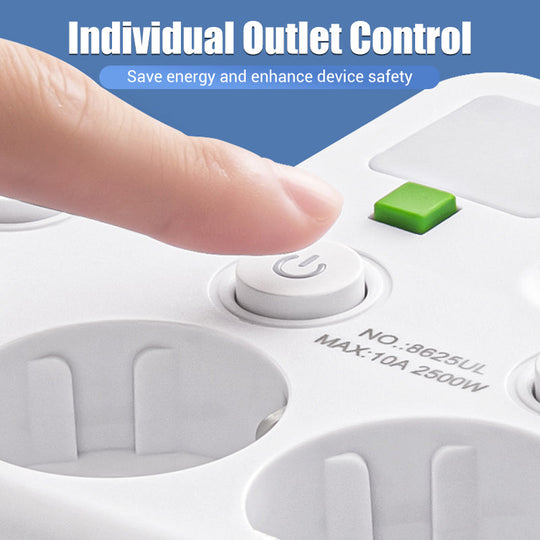 🎉 Neujahrsgeschenk – 50% RABATT!🔌 Intelligente Steckdosenleiste mit USB &amp;amp; Nachtlicht – Vielseitig &amp;amp; Sicher!