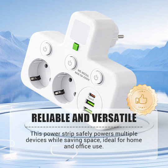 🔌💡Smarte Steckdosenleiste mit USB – Energie sparen, Komfort maximieren! ⚡✨ Praktisch, langlebig &amp; nachhaltig für Ihr intelligentes Zuhause.