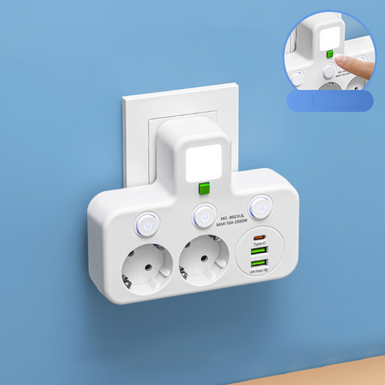 🔌💡Smarte Steckdosenleiste mit USB – Energie sparen, Komfort maximieren! ⚡✨ Praktisch, langlebig &amp; nachhaltig für Ihr intelligentes Zuhause.