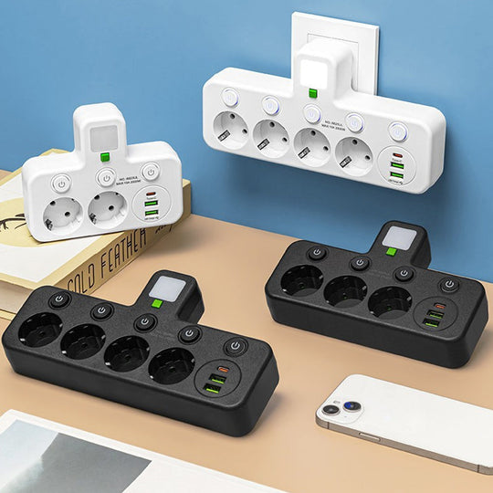🔌💡Smarte Steckdosenleiste mit USB – Energie sparen, Komfort maximieren! ⚡✨ Praktisch, langlebig &amp; nachhaltig für Ihr intelligentes Zuhause.