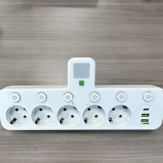 🎉 Neujahrsgeschenk – 50% RABATT!🔌 Intelligente Steckdosenleiste mit USB &amp;amp; Nachtlicht – Vielseitig &amp;amp; Sicher!