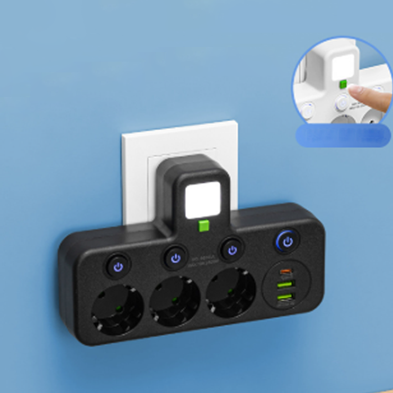 🎉 Neujahrsgeschenk – 50% RABATT!🔌 Intelligente Steckdosenleiste mit USB &amp;amp; Nachtlicht – Vielseitig &amp;amp; Sicher!
