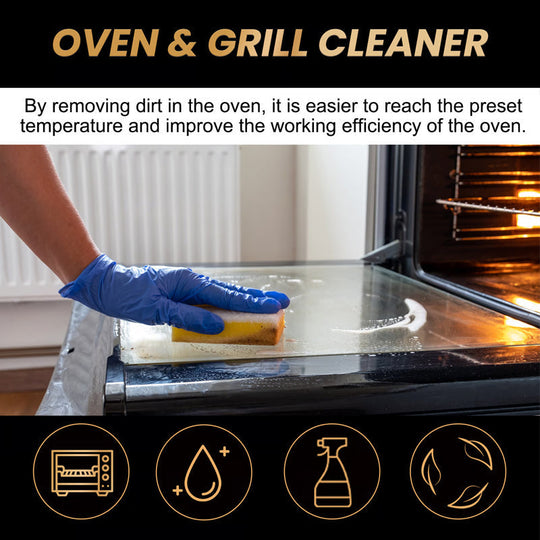 🧼 KAUFE 2, ERHALTE 1 GRATIS! 🔥 Backofen- &amp; Grillreiniger – Löst Eingebranntes Fett, Geruchsneutralisierend &amp; Ohne Schrubben ✨