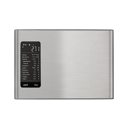 ⚖️📊 Küchenwaage digital – misst 19 Nährwerte & Kalorien per App, 5kg Edelstahl 🥗✅ für gesunde Ernährung & Gewichtsverlust