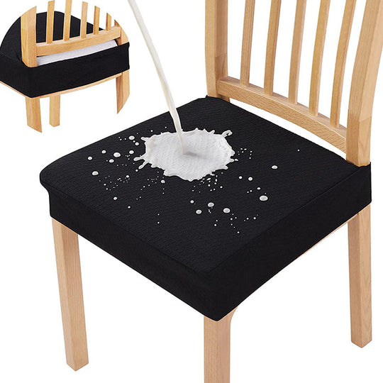 📢📢 3+3 GRATIS⏰Wasserabweisender Stuhlbezug mit Rauten-Jacquard – Für Esszimmer-, Hotel- &amp; Haushaltsstühle 🪑✨