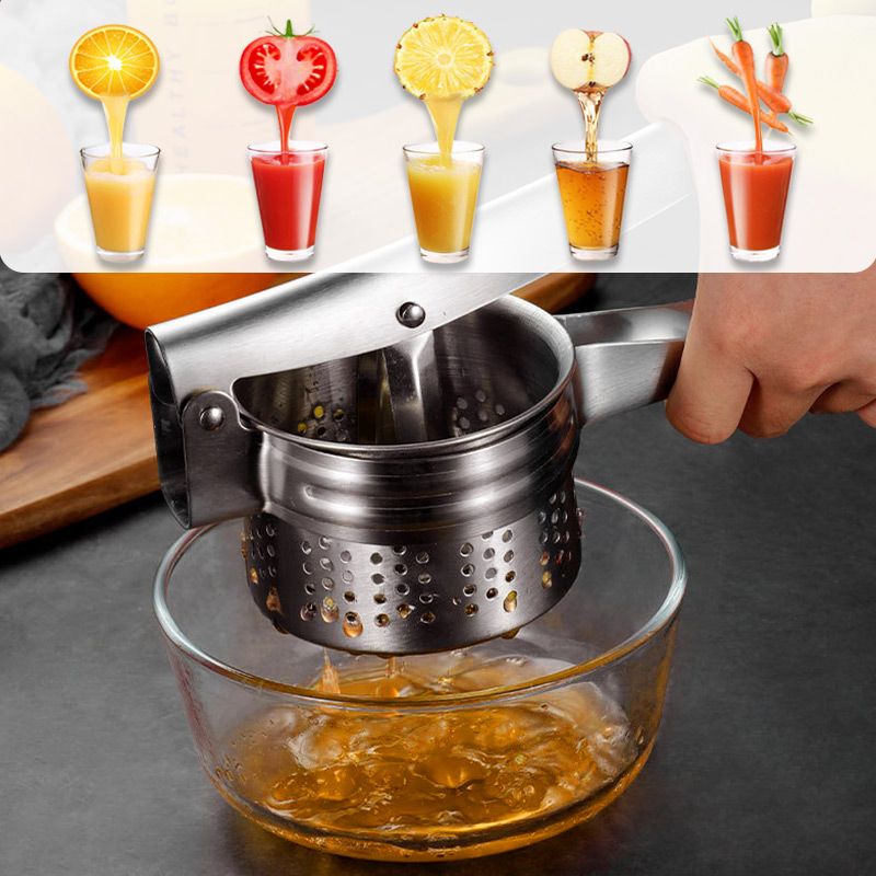 🔥 LSAT-TAG-ANGEBOT 50% RABATT!! 🔥 AEX Multifunktionale Edelstahl Kartoffel, Saft &amp; Lebensmittelpresse