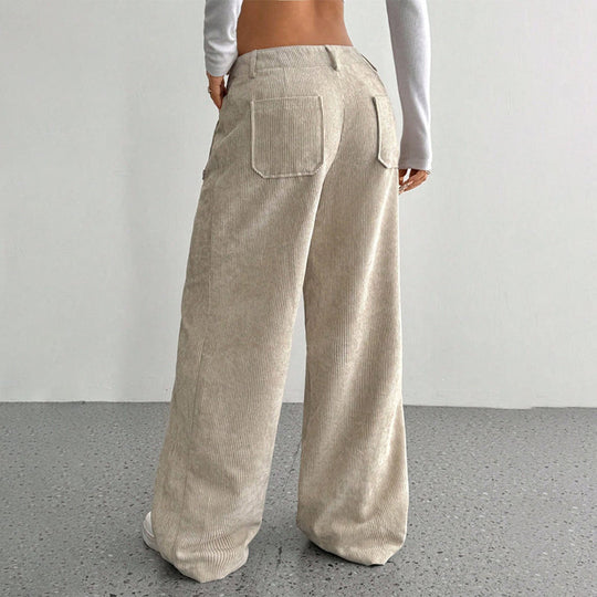 🔥 Damen-Freizeithose 👖 Lockerer Schnitt + Hoher Bund | Komfort &amp; Stil ✨