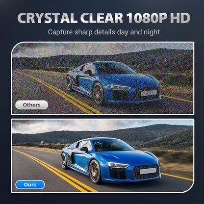 🚗 4-Kanal-Dashcam (WLAN + Nachtsicht) – Rundum-Überwachung mit HD-Aufnahmen & nahtloser App-Verbindung!