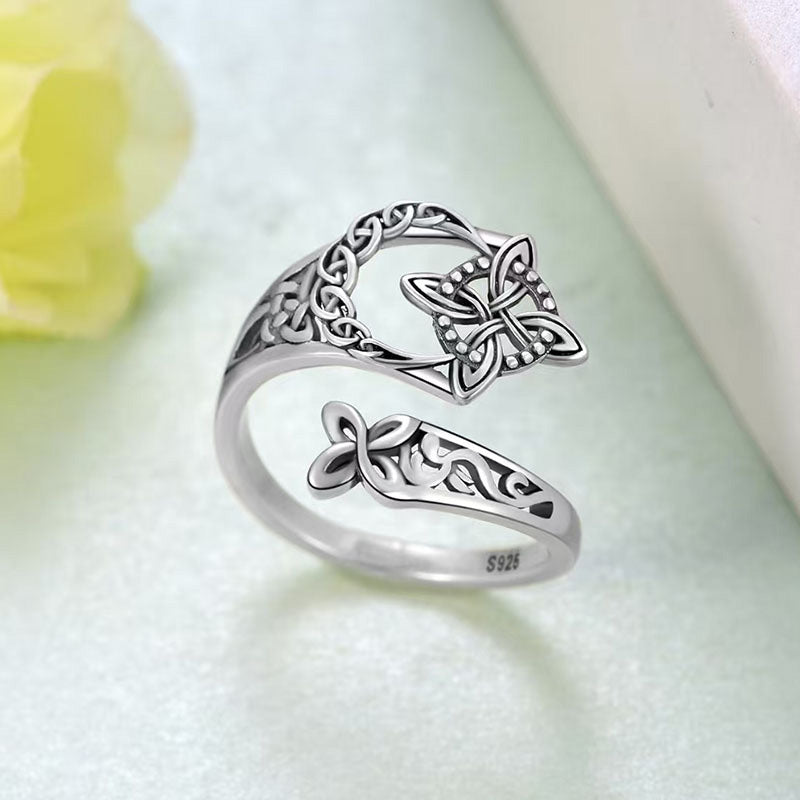 🔮 50% RABATT! ✨ Keltischer Trinitätsring – Vintage Design, Mystische Symbolik & Zeitlose Eleganz als Schmuckstück 💍