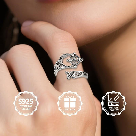 🔮 50% RABATT! ✨ Keltischer Trinitätsring – Vintage Design, Mystische Symbolik & Zeitlose Eleganz als Schmuckstück 💍