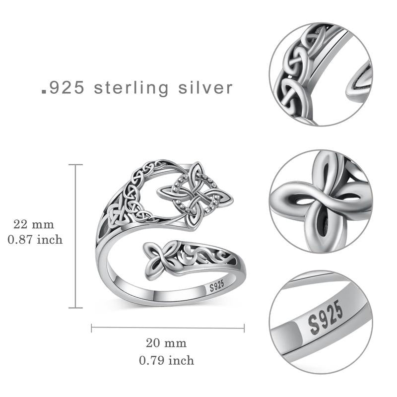 🔮 50% RABATT! ✨ Keltischer Trinitätsring – Vintage Design, Mystische Symbolik & Zeitlose Eleganz als Schmuckstück 💍