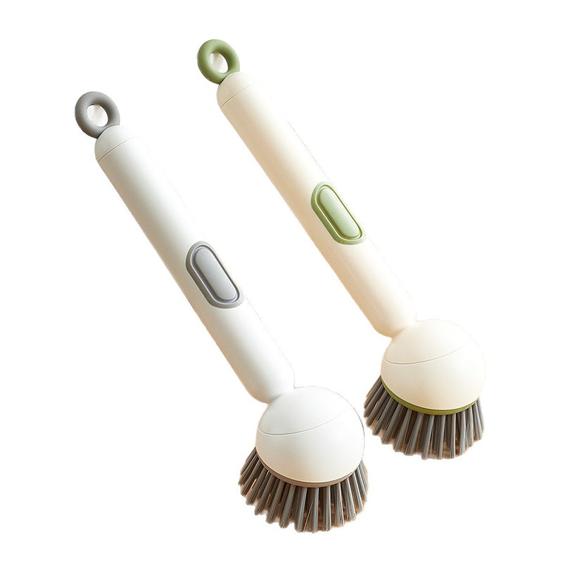 🍳 50% RABATT! 🧽 Drehbare Reinigungsbürste mit Langem Griff – Gründlich, Rückenfreundlich &amp; Für Töpfe/Geschirr 💦